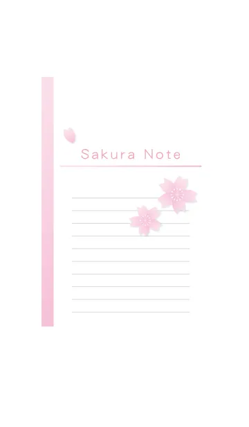 [LINE着せ替え] Sakura Noteの画像1