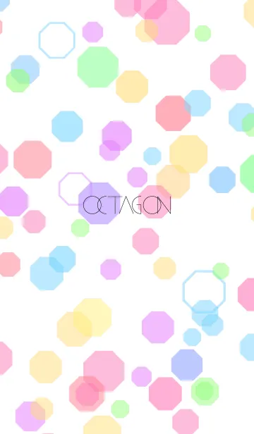 [LINE着せ替え] Colorful OCTAGONの画像1