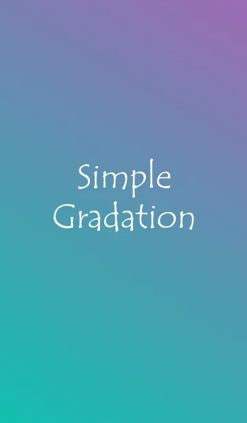 [LINE着せ替え] Simple Gradation -Pink+Green2-の画像1