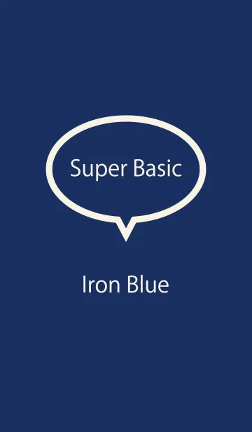 [LINE着せ替え] Super Basic Iron Blueの画像1