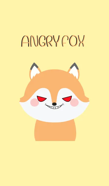 [LINE着せ替え] Angry Fox Face Theme (jp)の画像1