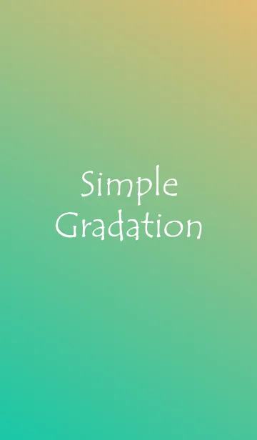 [LINE着せ替え] Simple Gradation -Yellow+Green-の画像1