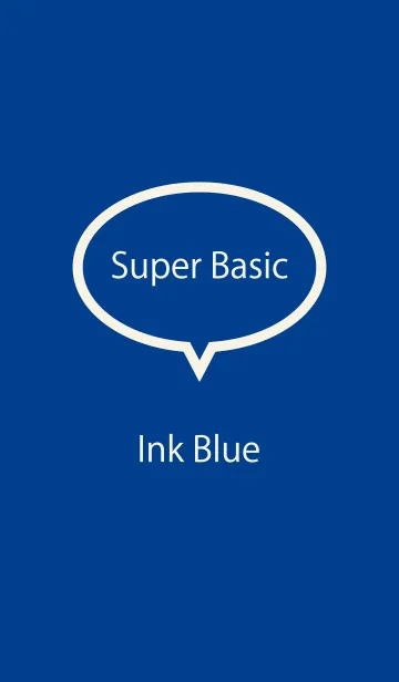 [LINE着せ替え] Super Basic Ink Blueの画像1