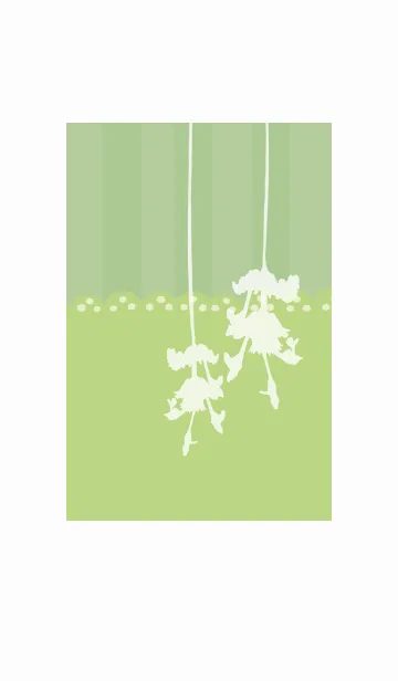 [LINE着せ替え] 白いハンギングプランツの画像1