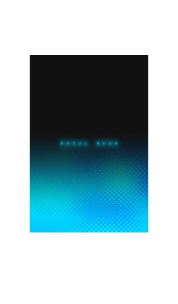 [LINE着せ替え] METAL NEON BLUEの画像1