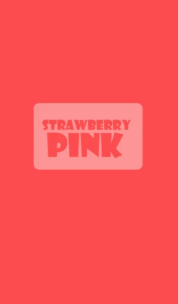 [LINE着せ替え] Strawberry Pink Theme (jp)の画像1