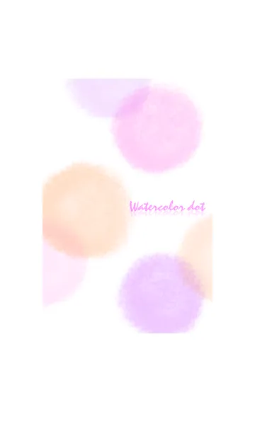 [LINE着せ替え] 水彩度ドットの画像1