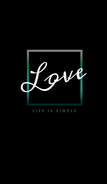 [LINE着せ替え] シンプル ラブ 9の画像1