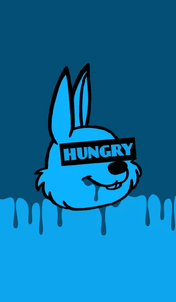 [LINE着せ替え] ハングリー ラビット ネオン 8の画像1
