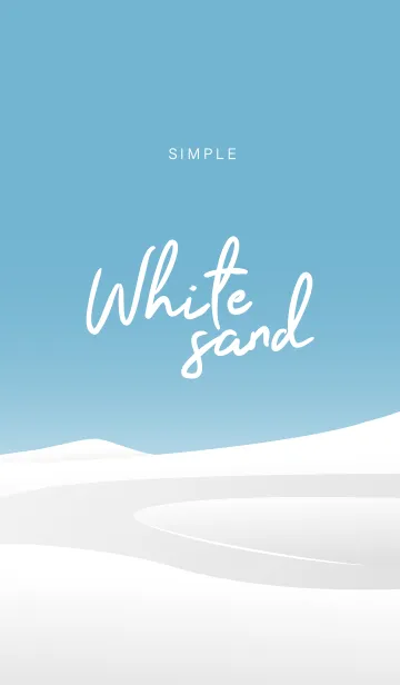[LINE着せ替え] White sandの画像1