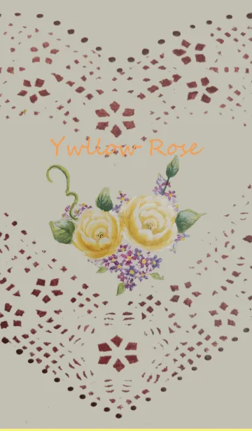 [LINE着せ替え] 花詩集～幸せの黄色いバラの画像1