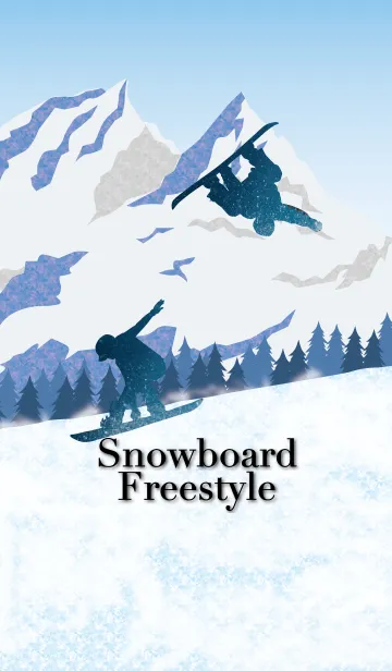 [LINE着せ替え] Snowboard Freestyleの画像1