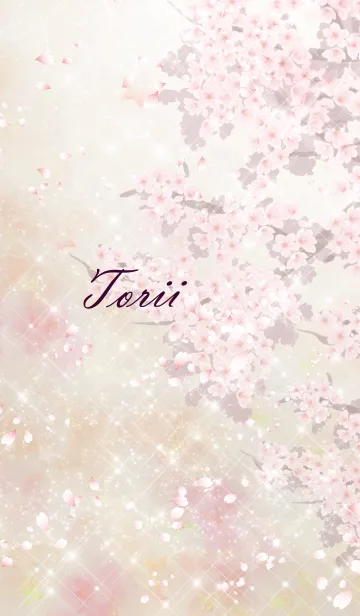 [LINE着せ替え] とりい♥春♥さくら♥恋愛運上昇の画像1