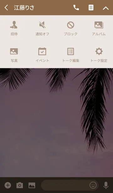 [LINE着せ替え] ALOHA -Setting sun- 3.の画像4