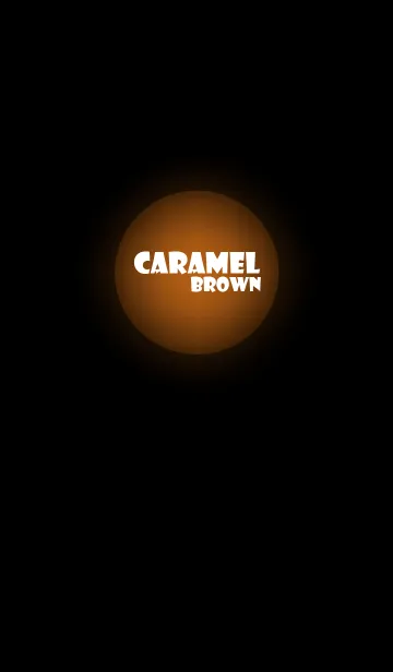 [LINE着せ替え] Simple caramel brown Theme (jp)の画像1