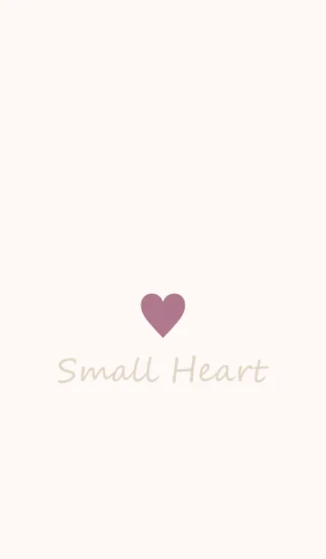 [LINE着せ替え] Small Heart *Smoky Lilac 2*の画像1