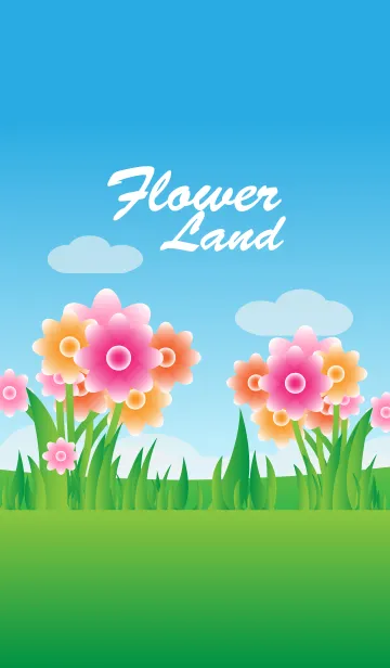 [LINE着せ替え] Flower Landの画像1