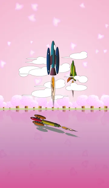 [LINE着せ替え] Flying rocket No.3の画像1