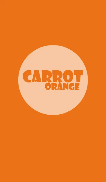 [LINE着せ替え] carrot orange theme V.2 (jp)の画像1