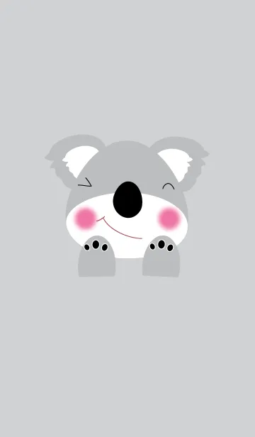 [LINE着せ替え] Simple koala theme v.2 (JP)の画像1