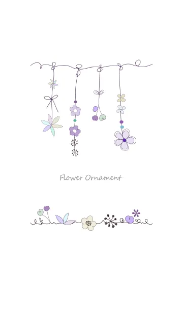 [LINE着せ替え] artwork_Flower Ornamentの画像1