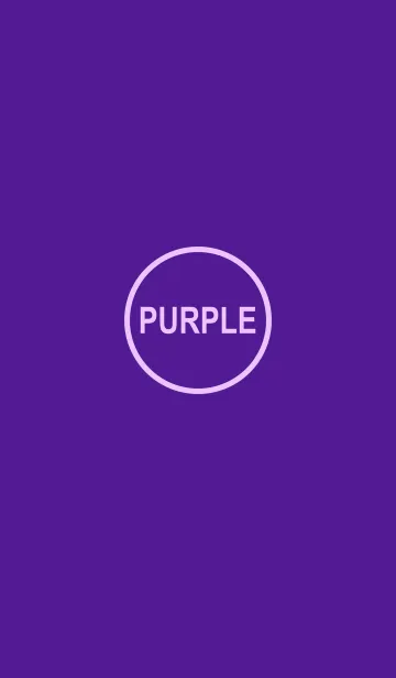 [LINE着せ替え] シンプル パープル [紫] No.3の画像1