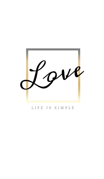 [LINE着せ替え] シンプル ラブ 12の画像1