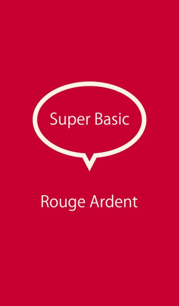 [LINE着せ替え] Super Basic Rouge Ardentの画像1