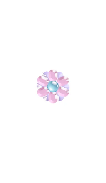 [LINE着せ替え] シンプル ピンク フラワー 花 No.3の画像1