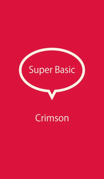 [LINE着せ替え] Super Basic Crimsonの画像1