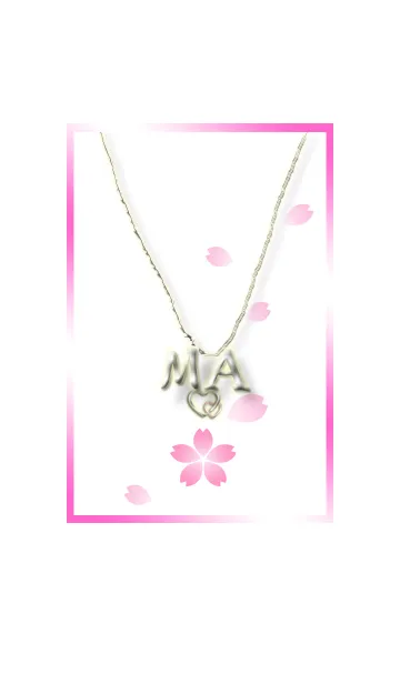 [LINE着せ替え] イニシャル M＆A （さくら）SAKURAの画像1