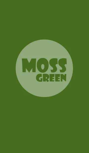 [LINE着せ替え] moss green theme v.2 (jp)の画像1