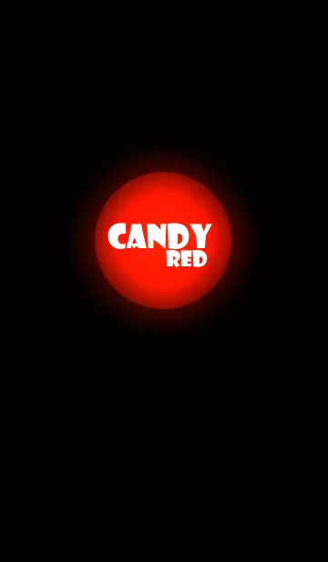 [LINE着せ替え] Simple Candy Red Theme (jp)の画像1