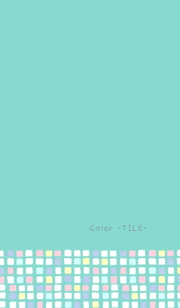 [LINE着せ替え] Color -TILE- 79の画像1