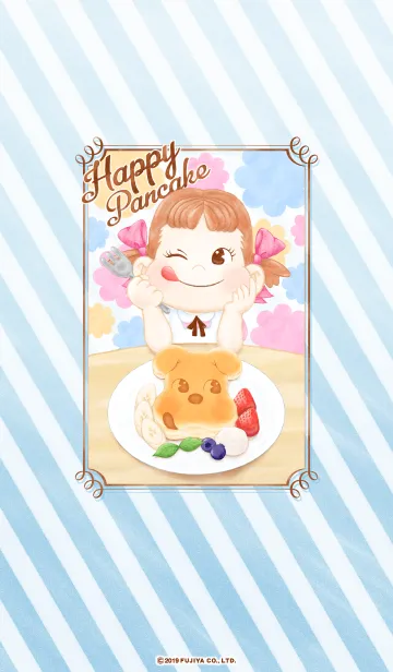 [LINE着せ替え] Happy Pancake with PEKOの画像1