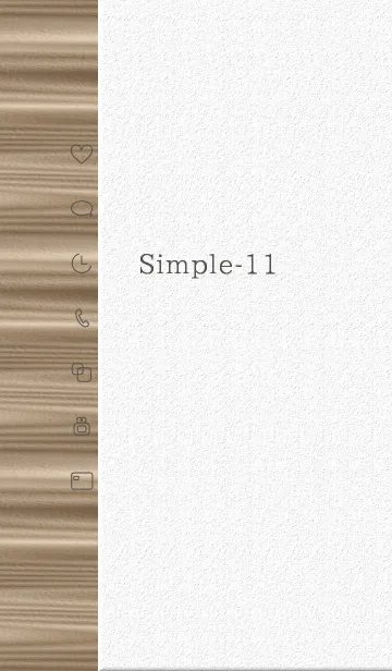 [LINE着せ替え] Simple 11の画像1