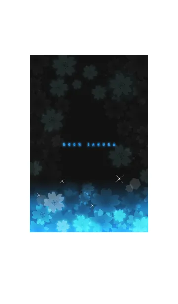 [LINE着せ替え] NEON/SAKURA/BLUEの画像1
