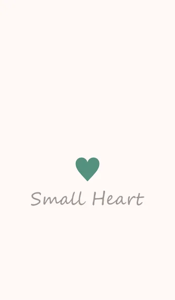 [LINE着せ替え] Small Heart *SmokyGreen 2*の画像1