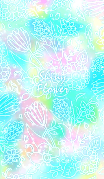 [LINE着せ替え] Shiny flowerの画像1