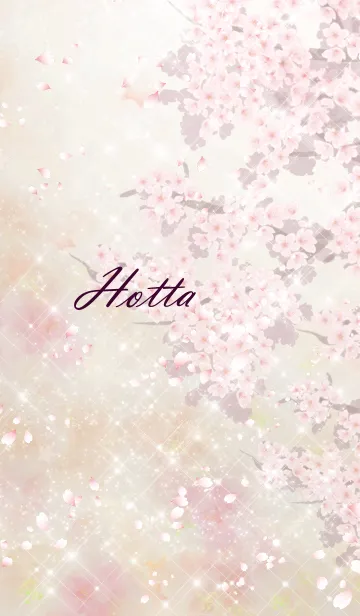 [LINE着せ替え] ほった♥春♥さくら♥恋愛運上昇の画像1