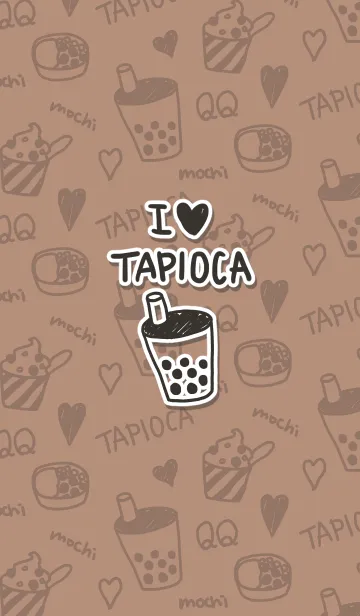 [LINE着せ替え] I♥Tapiocaの画像1