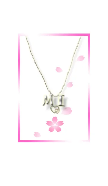 [LINE着せ替え] イニシャル M＆I （さくら）SAKURAの画像1