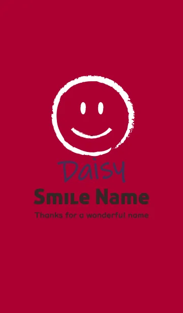 [LINE着せ替え] Smile Name Daisyの画像1