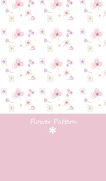 [LINE着せ替え] artwork_Flowerpattern2の画像1