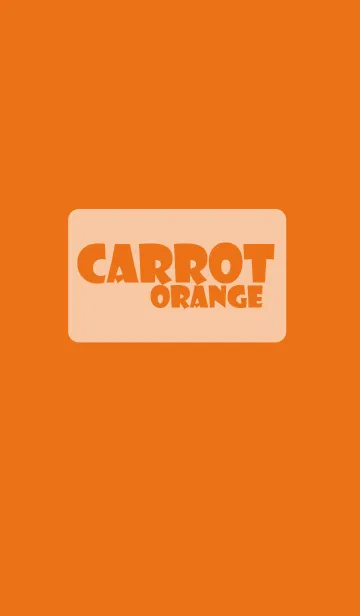 [LINE着せ替え] carrot orange theme (jp)の画像1