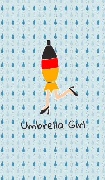 [LINE着せ替え] Umbrella Girl♪の画像1