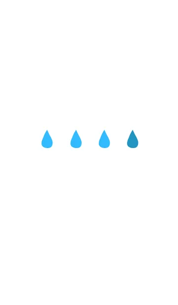 [LINE着せ替え] Simple - Water Dropの画像1