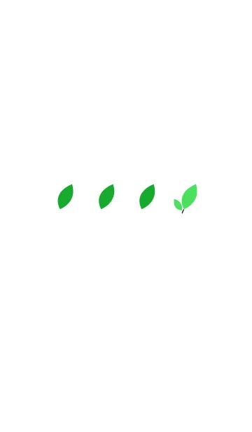[LINE着せ替え] Simple - leafの画像1