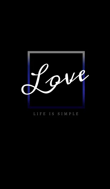 [LINE着せ替え] シンプル ラブ 13の画像1