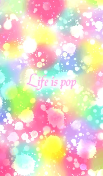 [LINE着せ替え] Life is pop5の画像1